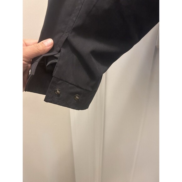 London Fog Collection Jacket Blue Soft Shell Collared Zip Pockets Lined Size XL - Picture 9 of 9